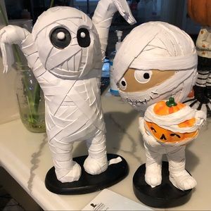 Mummy with pumpkin reserved for Rose Escobido